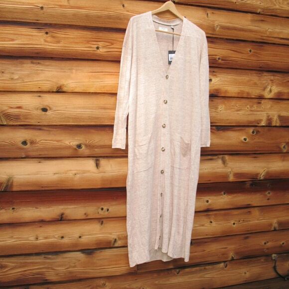 NWT Billy Reid Linen Long Cardigan Sweater - Picture 4 of 13